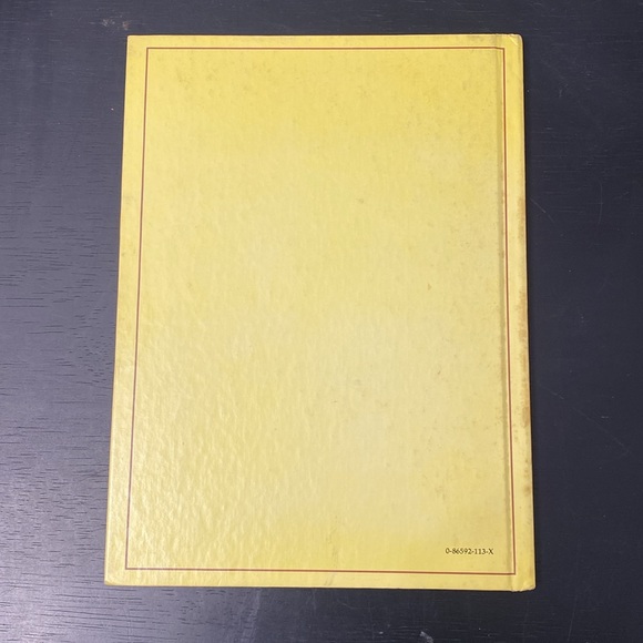 Vintage Rourke Dinosaur Library 7 Books Yellow Orange Peach Decorative Bookshelf - Picture 16 of 16